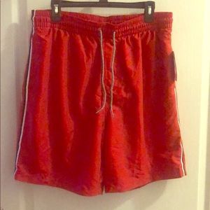 Red bathing suit old navy men's large